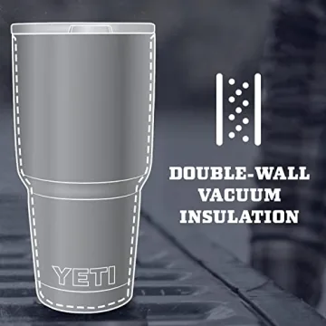 YETI Rambler 30 oz Tumbler with MagSlider Lid - Granite Gray