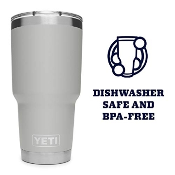 YETI Rambler 30 oz Tumbler with MagSlider Lid - Granite Gray
