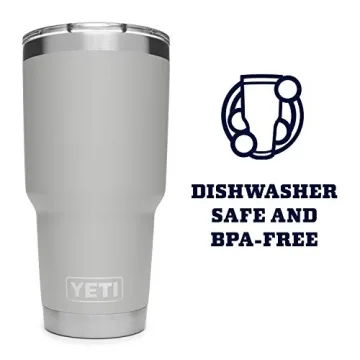 YETI Rambler 30 oz Tumbler with MagSlider Lid - Granite Gray