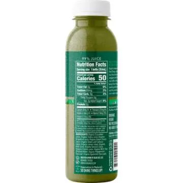 Suja Uber Greens Organic Vegan Fruit & Vegetable Juice Drink - Gluten and Dairy free - No Preservatives and Flavors Added - Ready Set Gourmet Donate a Meal Program - 6 Pack (12oz Each)