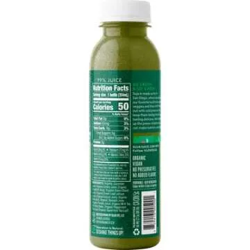 Suja Uber Greens Organic Vegan Fruit & Vegetable Juice Drink - Gluten and Dairy free - No Preservatives and Flavors Added - Ready Set Gourmet Donate a Meal Program - 6 Pack (12oz Each)