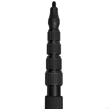 LyxPro Portable Mic Boom Pole Arm Professional 5 Section Stretchable Padded Handheld Telescopic Alum...