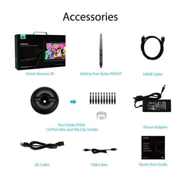 Huion Kamvas 20 Pen Display Tablet for Artists