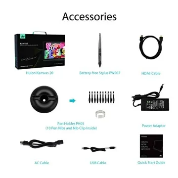 Huion Kamvas 20 Pen Display Tablet for Artists