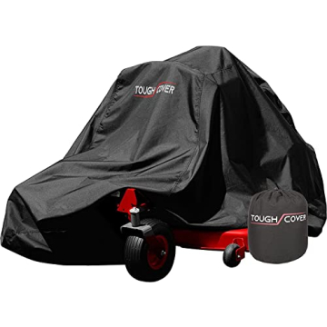 Tough Cover Extreme Edition Zero-Turn Mower Cover - Heavy Duty 600D Marine Grade Fabric, Waterproof ...