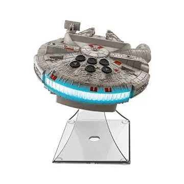 STAR WARS Millenium Falcon Bluetooth Speaker Portable Wireless Crystal Clear for Home, Travel, Outdoor, Rechargeable, Compatible with iPhone Samsung