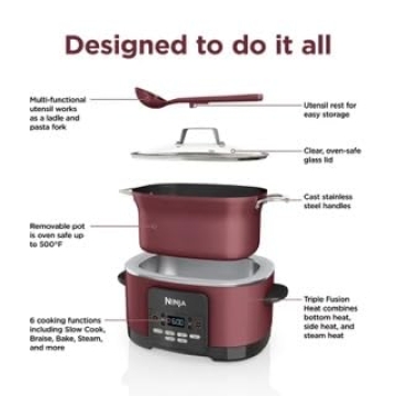 Ninja Foodi 8.5qt Multi-Cooker Cherry Tarte MC1000WM