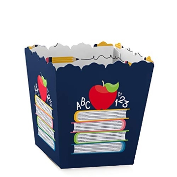 Big Dot of Happiness Back to School - Party Mini Favor Boxes - First Day of School Classroom Decorat...