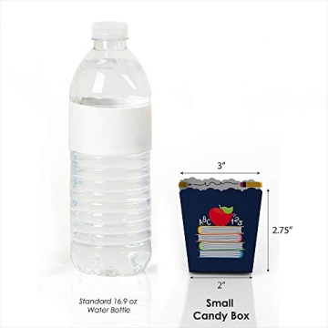 Back to School Mini Candy Boxes for Classroom Parties