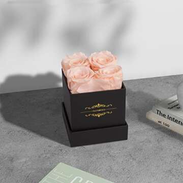 NATROSES Preserved Roses in a Box for Lasting Memories