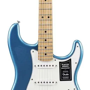 Fender Limited Edition Player Stratocaster Electric Guitar, Maple Fingerboard, Lake Placid Blue