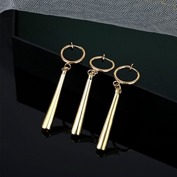 3 Pcs Clip On Zoro Earrings - Unisex Anime Cosplay Accessory