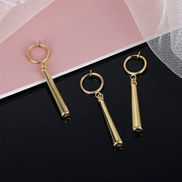 3 Pcs Clip On Zoro Earrings - Unisex Anime Cosplay Accessory