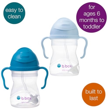 b.box Sippy Cup for Toddlers - Durable and Leak-Proof