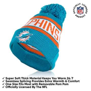 Ultra Game NFL Hat and Gloves Set for All Fans