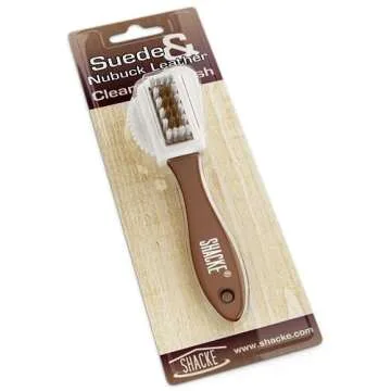 Shacke Suede & Nubuck 4-Way Leather Brush Cleaner: Versatile Care