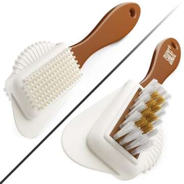 Shacke Suede & Nubuck Leather Brush Cleaner - 4 Way