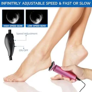 Dermave Electric Foot Callus Remover for Smooth Feet