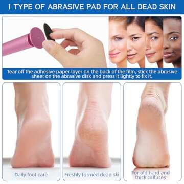 Dermave Electric Foot Callus Remover for Smooth Feet