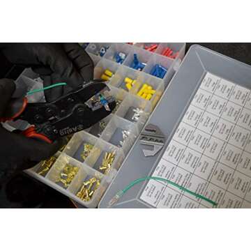 Astro Pneumatic 9477 7-Piece Quick Ratchet Crimping Tool Set