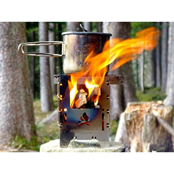 Bushbox LF Outdoor Stove Compact Stainless Steel