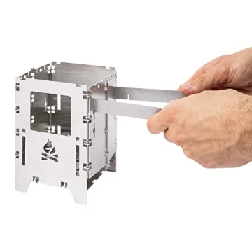 Bushbox LF Outdoor Stove Compact Stainless Steel