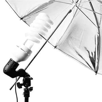Foto&Tech Photography Daylight Bulb 65W 6500K 120V White Spiral Fluorescent Light Bulb Studio Light For Photography and Daylight Video Lighting (2)