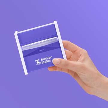 Xyron Sticker Maker, 3", Includes Permanent Adhesive 3" x 20', Disposable (100111)