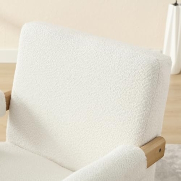 Luxurious Boucle Accent Chairs Set of 2 for Living Room