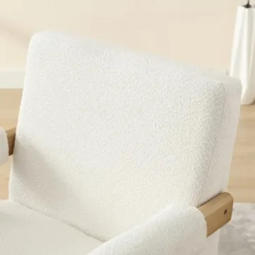 Luxurious Boucle Accent Chairs Set of 2 for Living Room