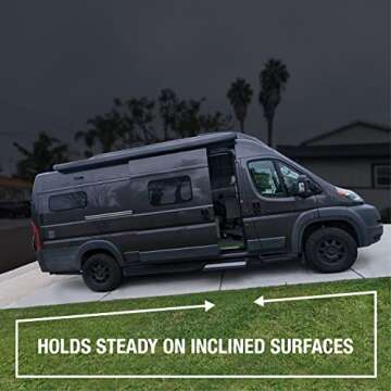 OpenGlass Van Mods - Sliding Door Stopper - Universal Fit for Sprinter, Promaster, Transit & Campervans - High-Grade Aluminum Van Door Stop, Accessories for Privacy w/Easy DIY Install, No Glue