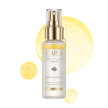 d'alba Piedmont Italian White Truffle First Spray Serum, Vegan Skin Care, Hydrating Face Moisturizer...