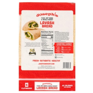 Joseph's Low-Carb Lavash & Pita Bread Variety Bundle