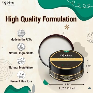 Sweet Jamila 4oz Wave Pomade - Organic Moisturizer for All