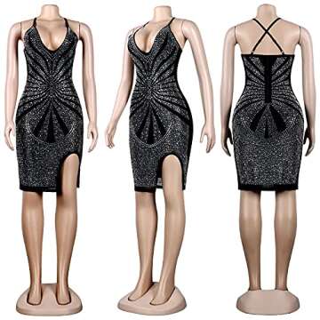 Ranfare Women's Nightclub Dress Party Dresses for Women (White-4, XL)…