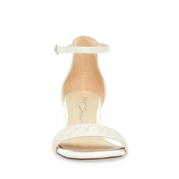 Betsey Johnson Mari Heeled Sandal with Rhinestones