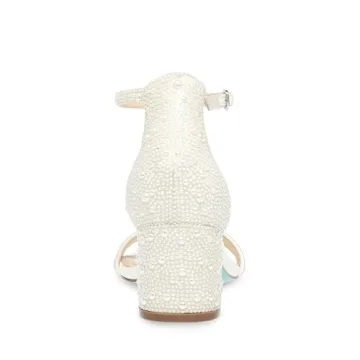 Betsey Johnson Mari Heeled Sandal with Rhinestones