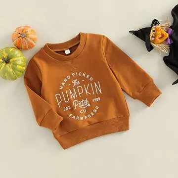 Adorable Ayalinggo Toddler Pumpkin Outfit for Halloween