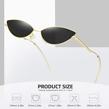 MEETSUN Cat Eye Sunglasses - Stylish UV400 Protection