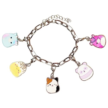 LUV HER Squishmallows Charm Box Set - Bracelet & 5 Charms for Ages 3+