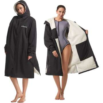 Hiturbo Waterproof Swim Parka for Ultimate Warmth