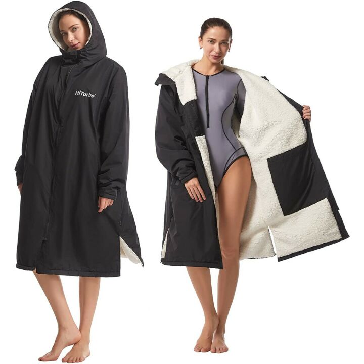 Hiturbo Waterproof Swim Parka for Ultimate Warmth