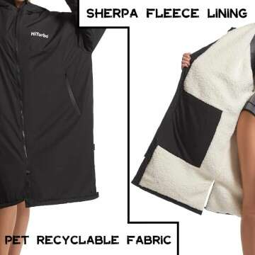 Hiturbo Waterproof Swim Parka for Ultimate Warmth