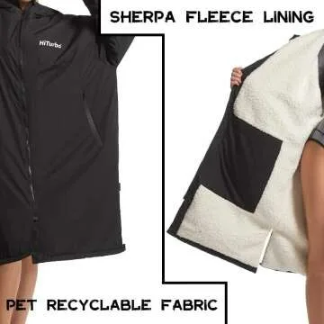 Hiturbo Waterproof Swim Parka for Ultimate Warmth