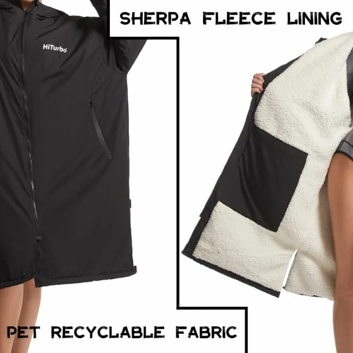 Hiturbo Waterproof Swim Parka for Ultimate Warmth