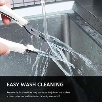 Heavy Duty Titanium Kitchen Scissors for Food Prep