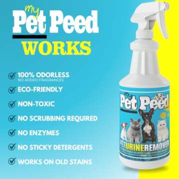 My Pet Peed - Pet Stain & Odor Remover (Two Pack - 32oz Spray Bottles)
