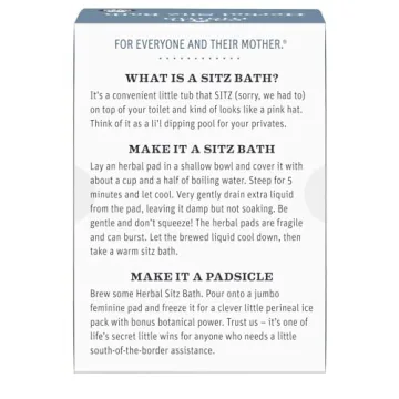 Natural Herbal Sitz Bath for Postpartum Care and Comfort