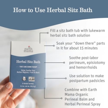 Natural Herbal Sitz Bath for Postpartum Care and Comfort