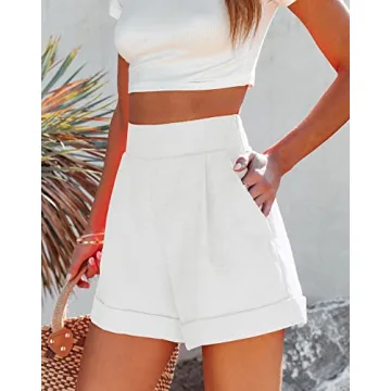 Shop Uincloset Comfy High Waist Denim Shorts Summer Style